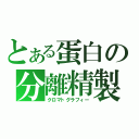 とある蛋白の分離精製（クロマトグラフィー）