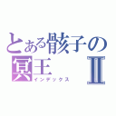 とある骸子の冥王Ⅱ（インデックス）