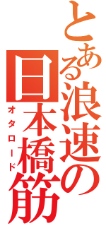 とある浪速の日本橋筋（オタロード）