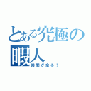 とある究極の暇人（時間が余る！）