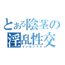 とある陰茎の淫乱性交（インセックス）