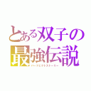 とある双子の最強伝説（パーフェクトストーリー）