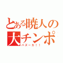 とある暁人の大チンポ（バズーカ！！）