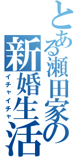 とある瀬田家の新婚生活（イチャイチャ）