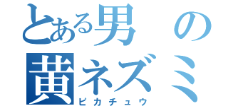 とある男の黄ネズミ（ピカチュウ）