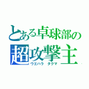 とある卓球部の超攻撃主義（ウエハラ タクマ）