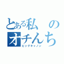 とある私のオチんちん（ビッグキャノン）