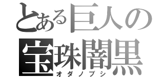 とある巨人の宝珠闇黒黒黒（オダノブシ）