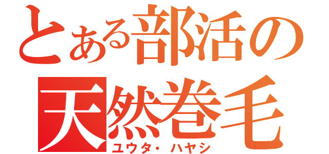 とある部活の天然巻毛（ユウタ・ハヤシ）