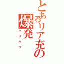 とあるリア充の爆発（バクハツ）