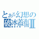 とある幻想の破冰蓋傷Ⅱ（服部半藏囉）