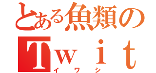 とある魚類のＴｗｉｔｔｅｒ（イワシ）