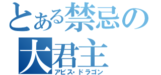 とある禁忌の大君主（アビス・ドラゴン）