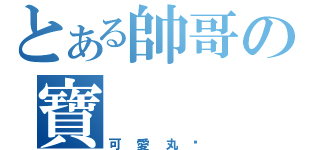 とある帥哥の寶（可愛丸❤）