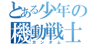 とある少年の機動戦士（ガンダム）