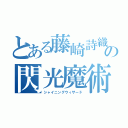 とある藤崎詩織の閃光魔術（シャイニングウィザード）