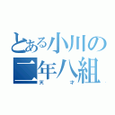 とある小川の二年八組（天   才）