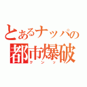 とあるナッパの都市爆破（クンッ）