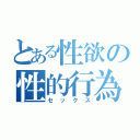 とある性欲の性的行為（セックス）