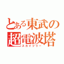 とある東武の超電波塔（スカイツリー）