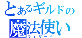 とあるギルドの魔法使い（ウィザード）