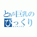 とある巨乳のびっくりドンキー（インデックス）