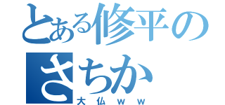 とある修平のさちか（大仏ｗｗ）