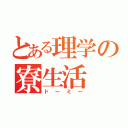 とある理学の寮生活（ドーミー）