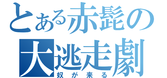 とある赤髭の大逃走劇（奴が来る）