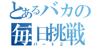 とあるバカの毎日挑戦（パート２）