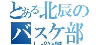 とある北辰のバスケ部（Ｉ　ＬＯＶＥ籠球）