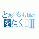 とあるもも様のをたく目録Ⅱ（カスリアル）