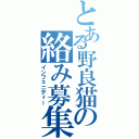 とある野良猫の絡み募集（インフェニティー）