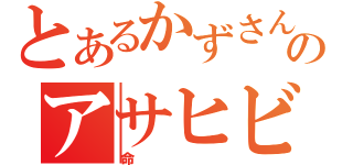 とあるかずさんのアサヒビール（命）