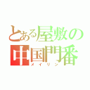 とある屋敷の中国門番（メイリン）