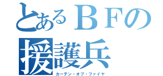 とあるＢＦの援護兵（カーテン・オブ・ファイヤ）