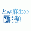 とある麻生の両声類（りょうせいるい）