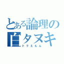 とある論理の白タヌキ（ドラえもん）