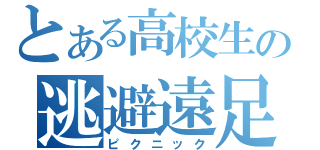 とある高校生の逃避遠足（ピクニック）