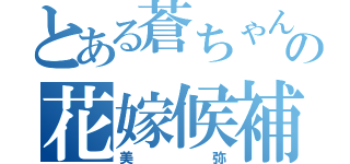 とある蒼ちゃんの花嫁候補（美弥）