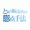 とある販売店の接点手法（インデックス）