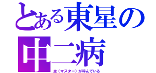 とある東星の中二病（主（マスター）が呼んでいる）