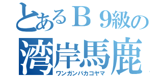 とあるＢ９級の湾岸馬鹿小山（ワンガンバカコヤマ）