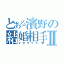 とある濱野の結婚相手Ⅱ（オガワチカ）