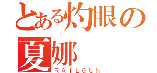 とある灼眼の夏娜（ＲＡＩＬＧＵＮ）