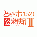 とあるホモの公衆便所Ⅱ（ハッテンバ）