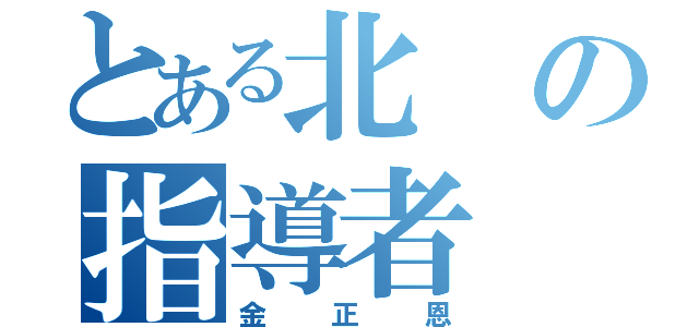 とある北の指導者（金正恩）