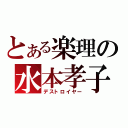 とある楽理の水本孝子（デストロイヤー）