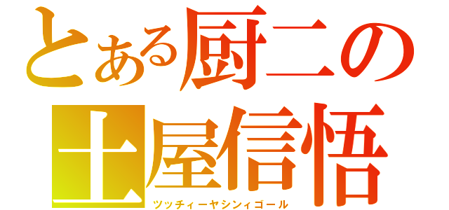 とある厨二の土屋信悟（ツッチィーヤシンィゴール）