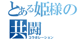 とある姫様の共闘（コラボレーション）